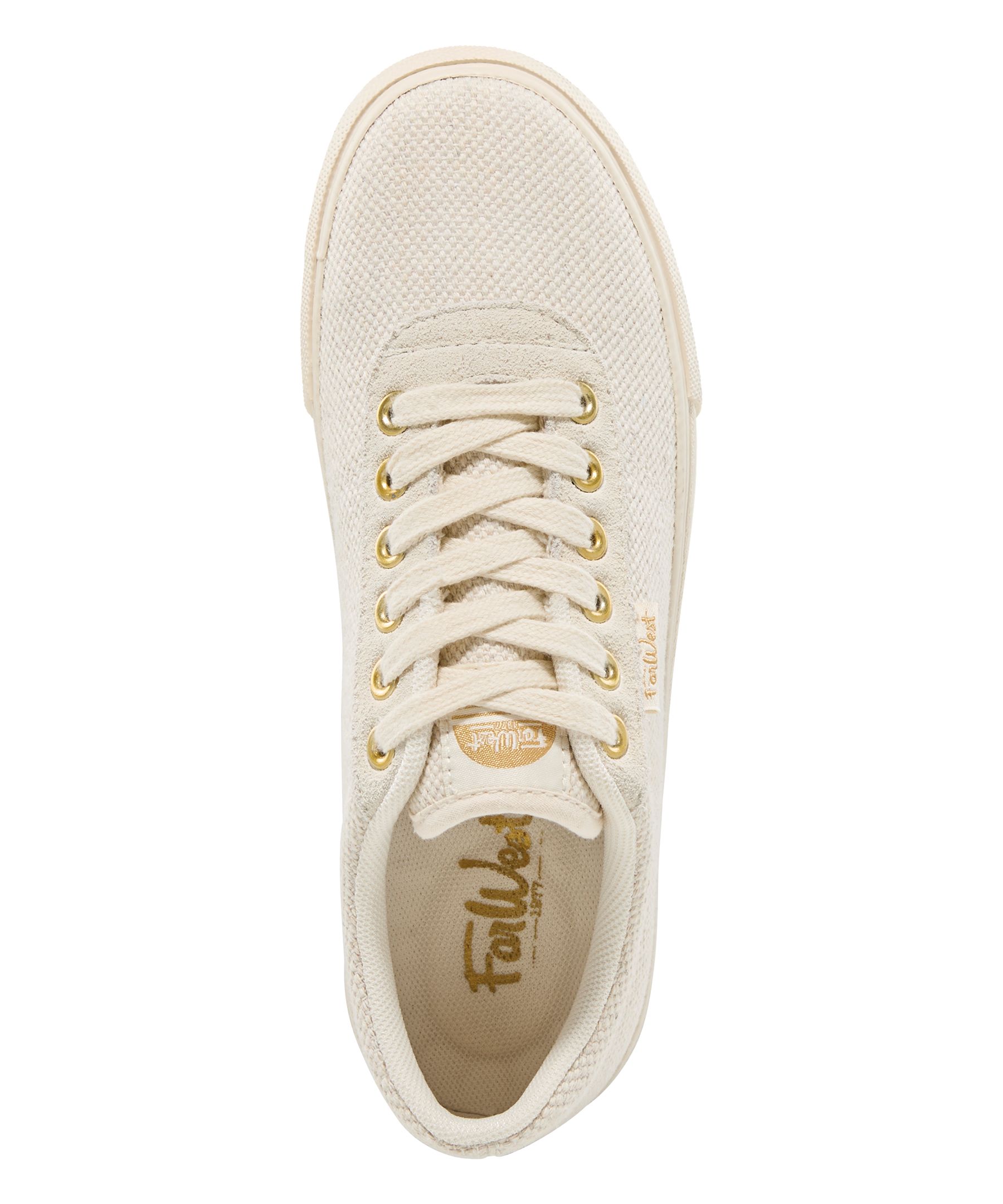 FarWest Women's Pearl Canvas Sneakers