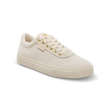FarWest Women's Pearl Canvas Sneakers Front_Three_Fourths_Angled_Right