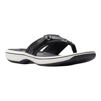 Clarks Women's Breeze Sea Thong Sandals Front_Three_Fourths_Angled_Right