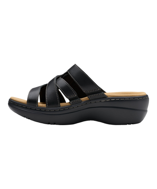 Clarks Women's Merliah 2 Cove Wide Leather Sandal