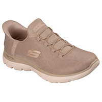 Skechers Women's Slip-Ins Arch Fit Summits Sneakers Front_Three_Fourths_Angled_Right