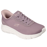 Chaussures de sport à enfiler pour femmes, Slip-ins, Flex, Bobs, Skechers, coupe large Front_Three_Fourths_Angled_Right