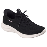Chaussures de sport Slip-Ins en tricot pour femmes, Ultra Flex, Skechers Front_Three_Fourths_Angled_Right