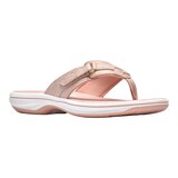 Sandales style tong pour femmes, Breeze Sea, Clarks Front_Three_Fourths_Angled_Right