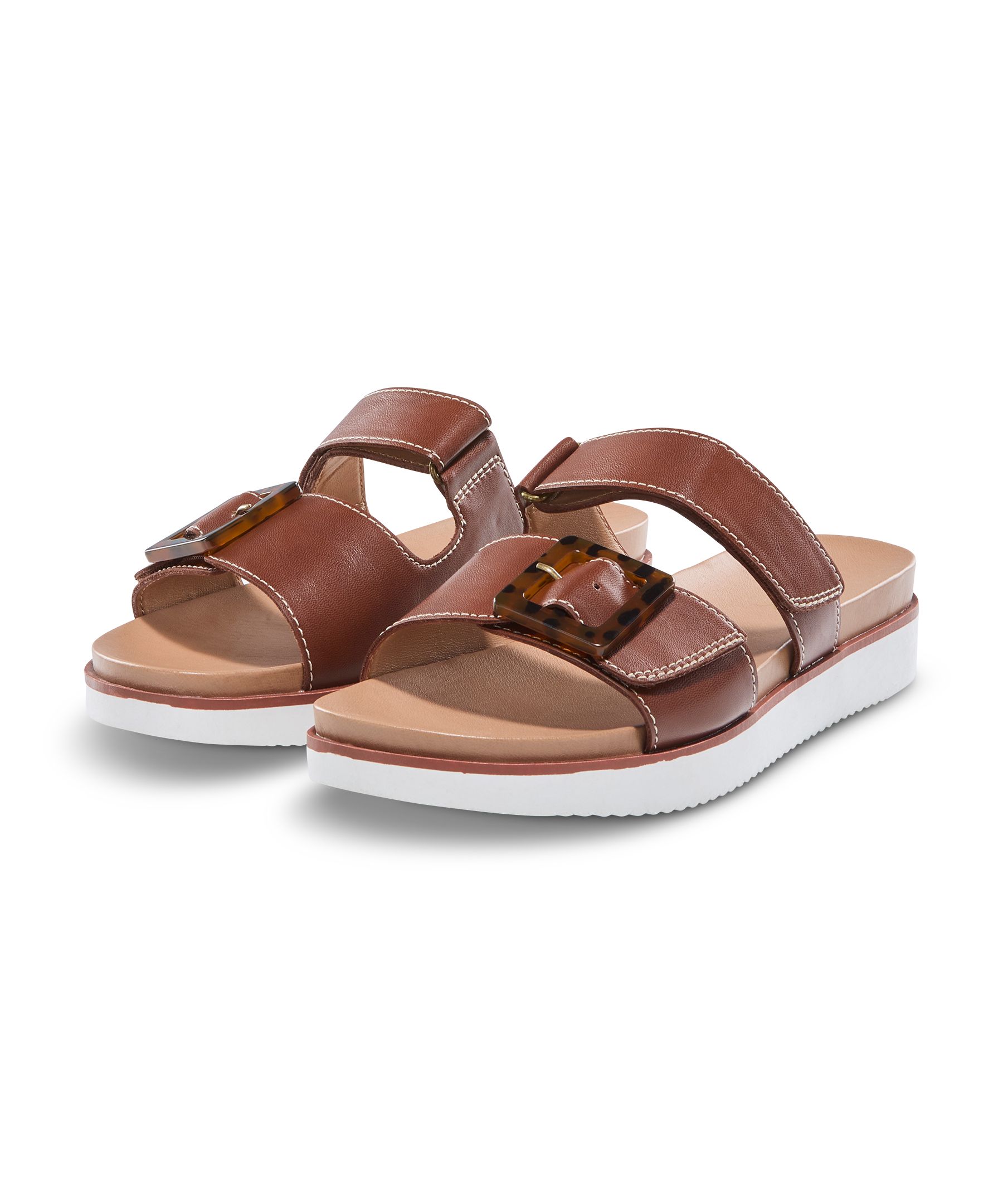 Denver Hayes Women's Jillian Double Velcro Wide Band - Wide