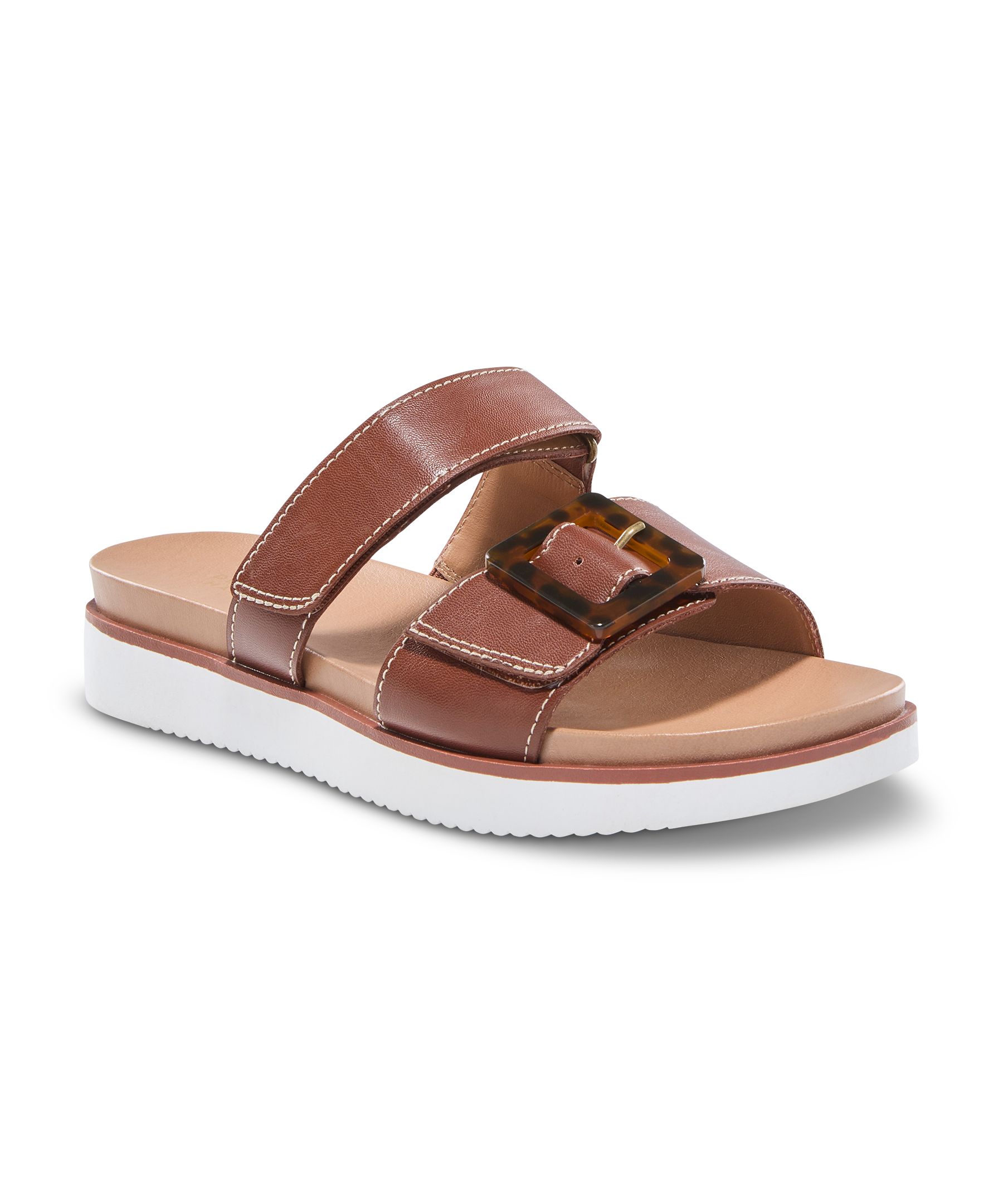 Denver Hayes Women's Jillian Double Velcro Wide Band - Wide