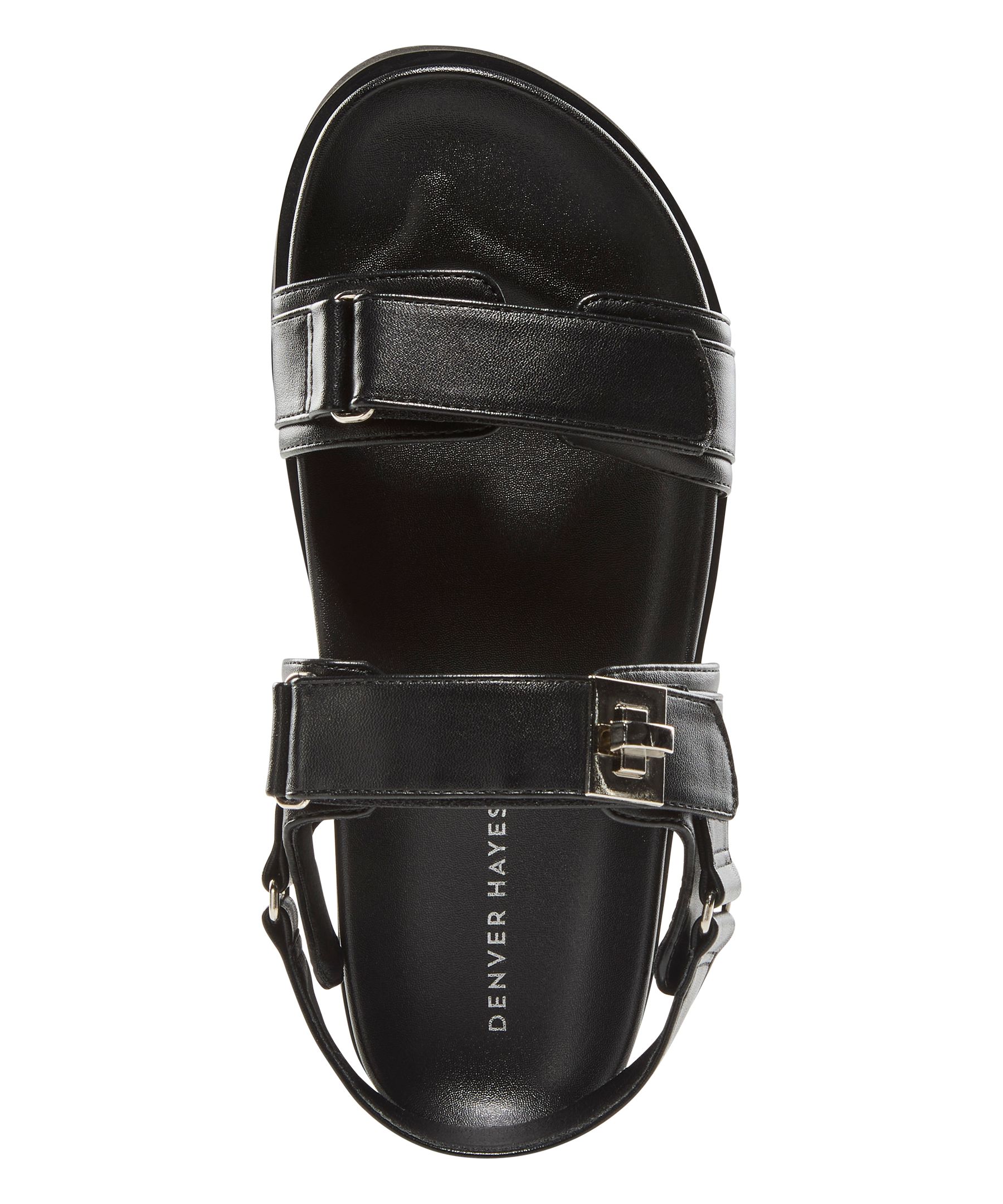Denver Hayes Women's Amy Double Strap Velcro Sandals