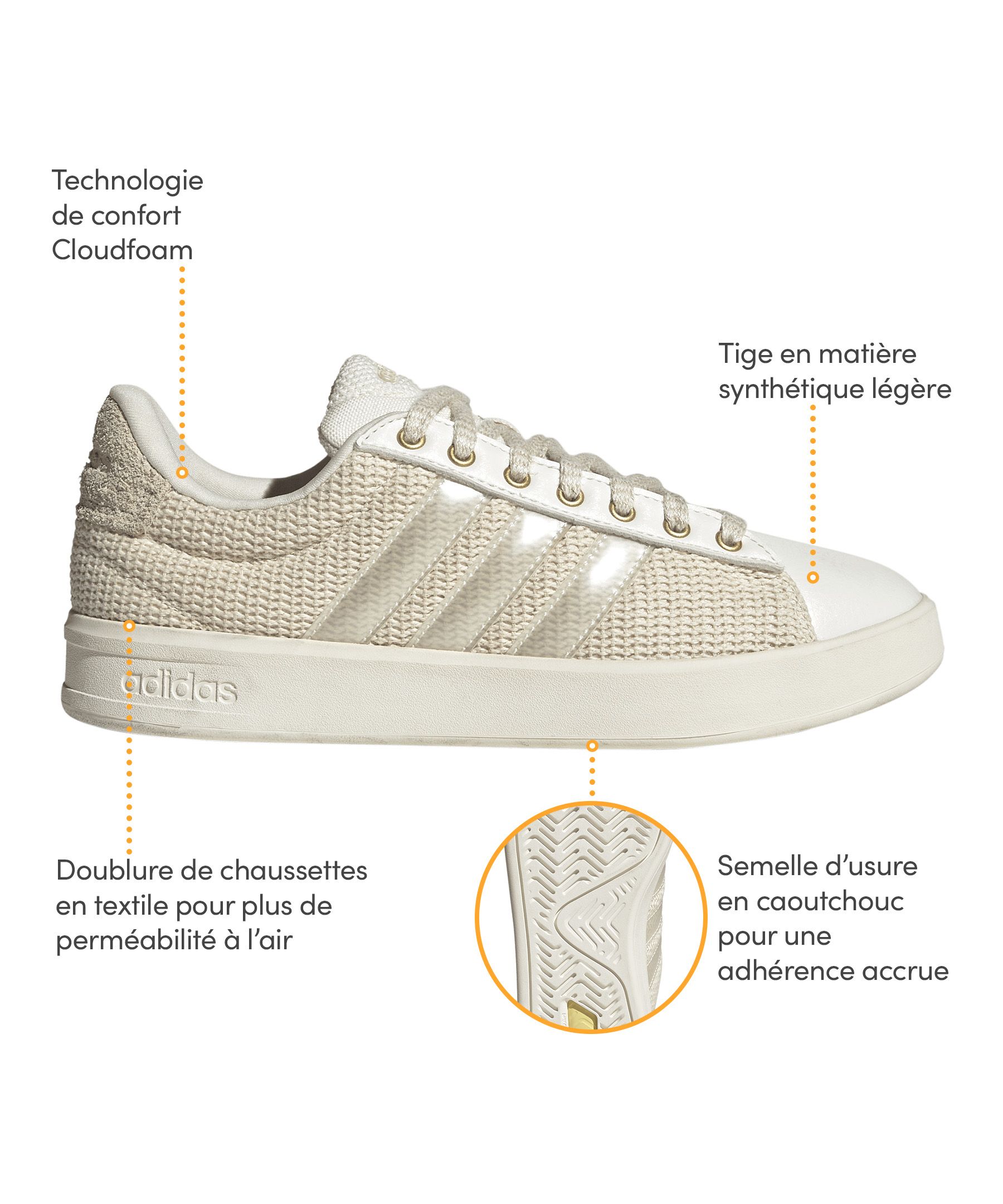 Chaussures de sport pour femmes, Grand Court 3.0, adidas