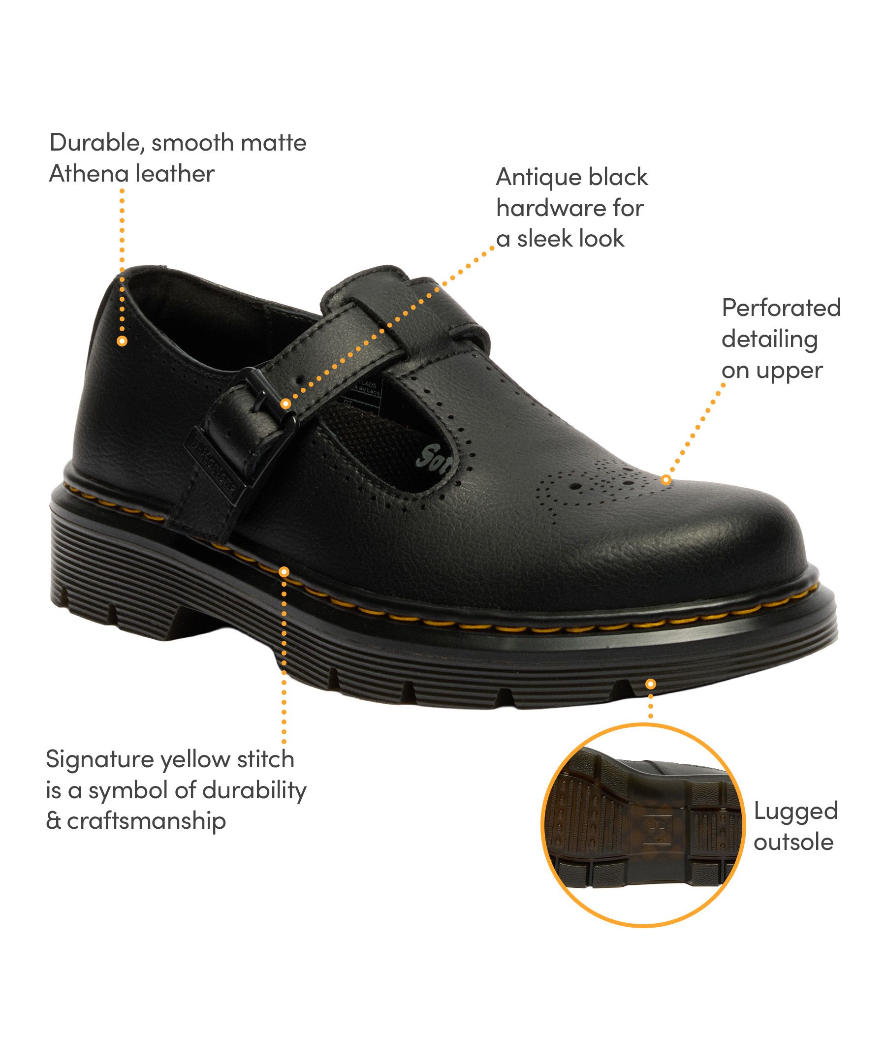 Dr. Martens Women's Aprile Mary Jane Mary Jane Shoe
