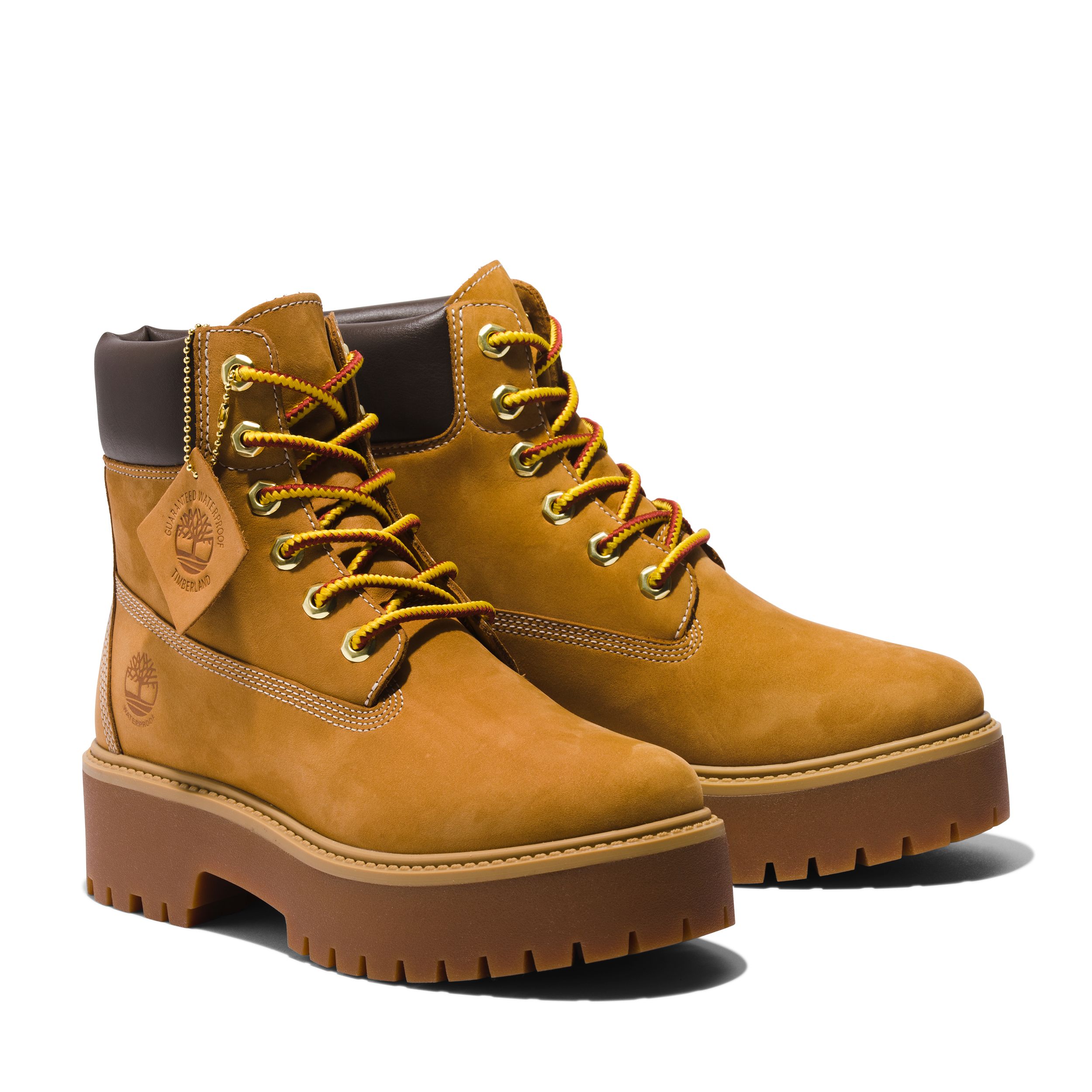 Timberland Women's Stone Street Waterproof Lace-Up 6 Inch Boots