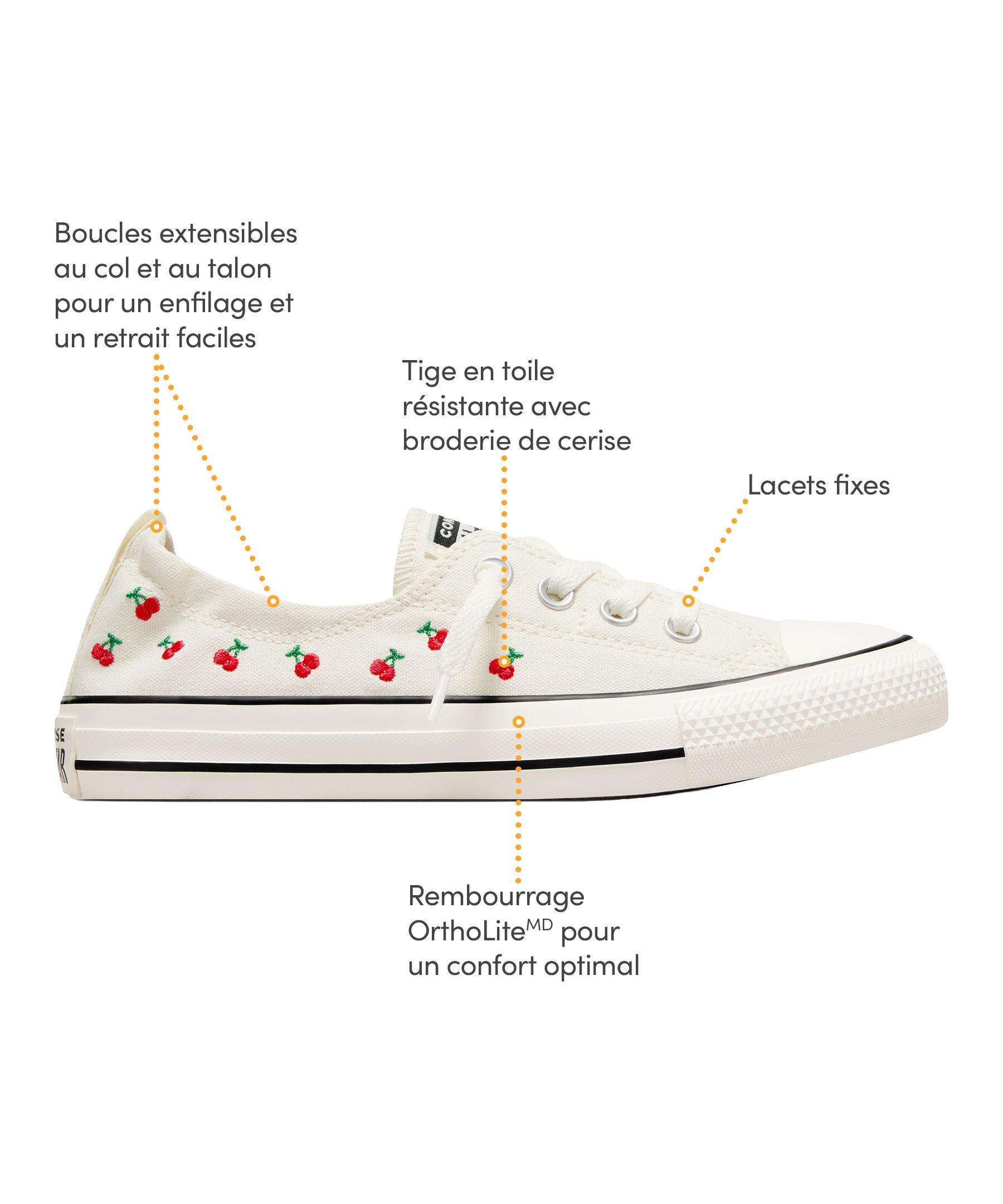 Chaussures de sport pour femmes, Chuck Taylor All Star Cherry on Shoreline, Converse