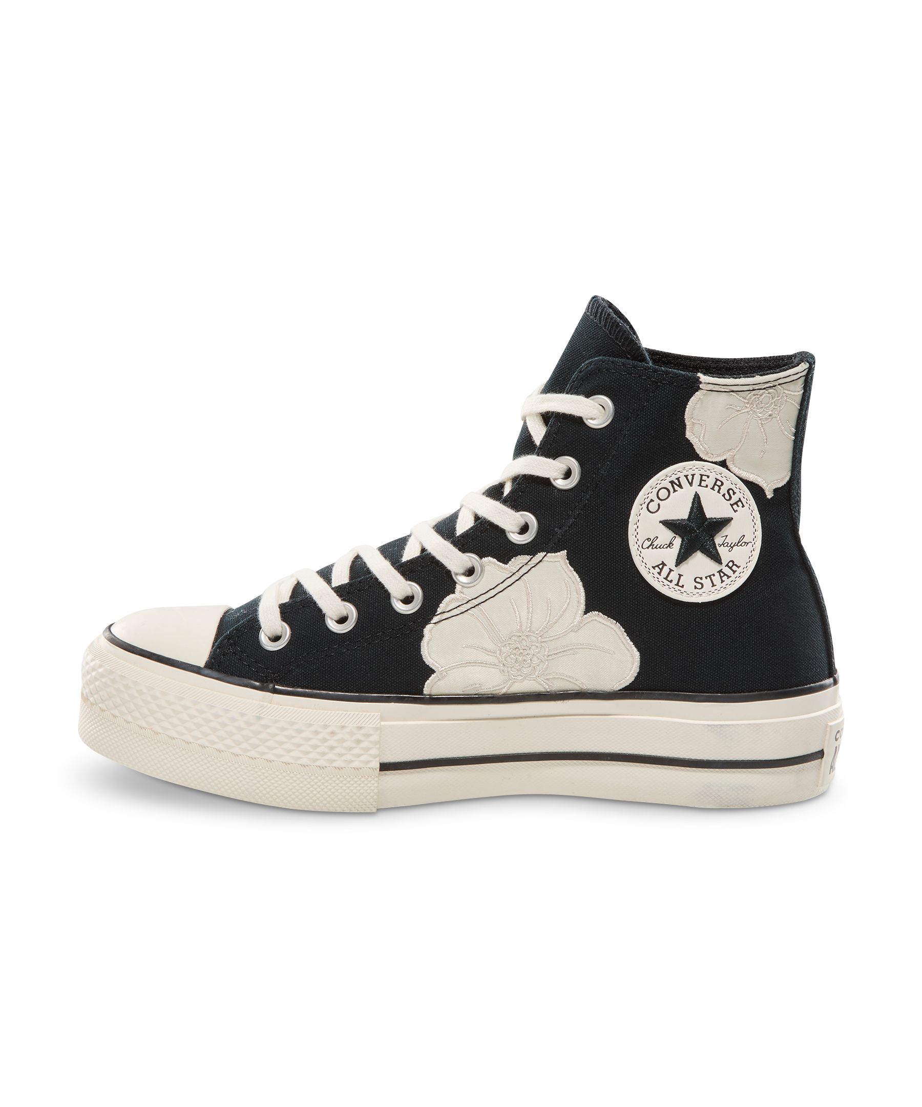 Converse Women's Lift Platform Flowers Sneakers