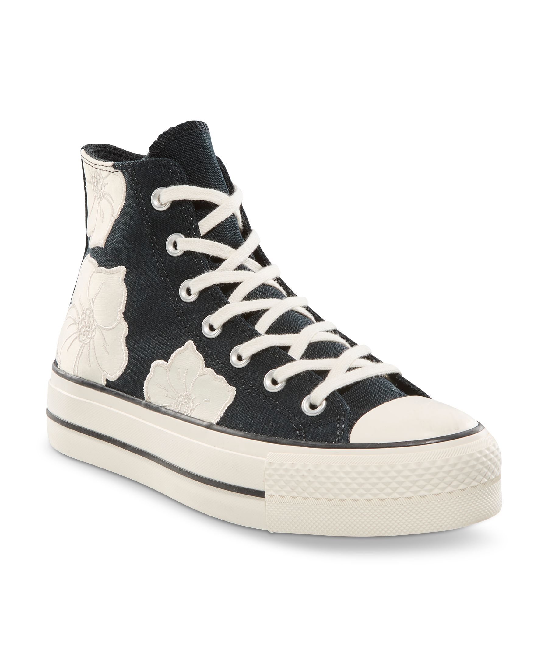 Converse Women's Lift Platform Flowers Sneakers