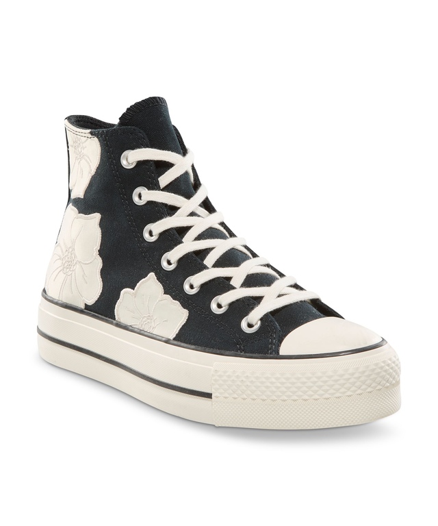 Converse Women's Lift Platform Flowers Sneakers