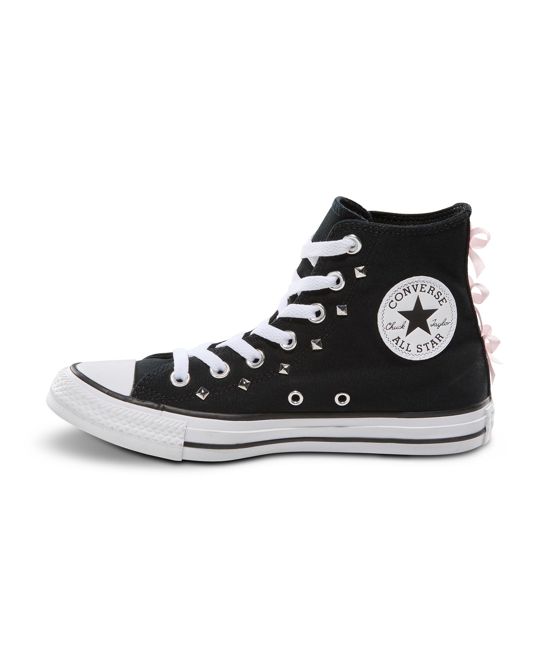 Converse Women's Bows And Studs High Top Sneakers