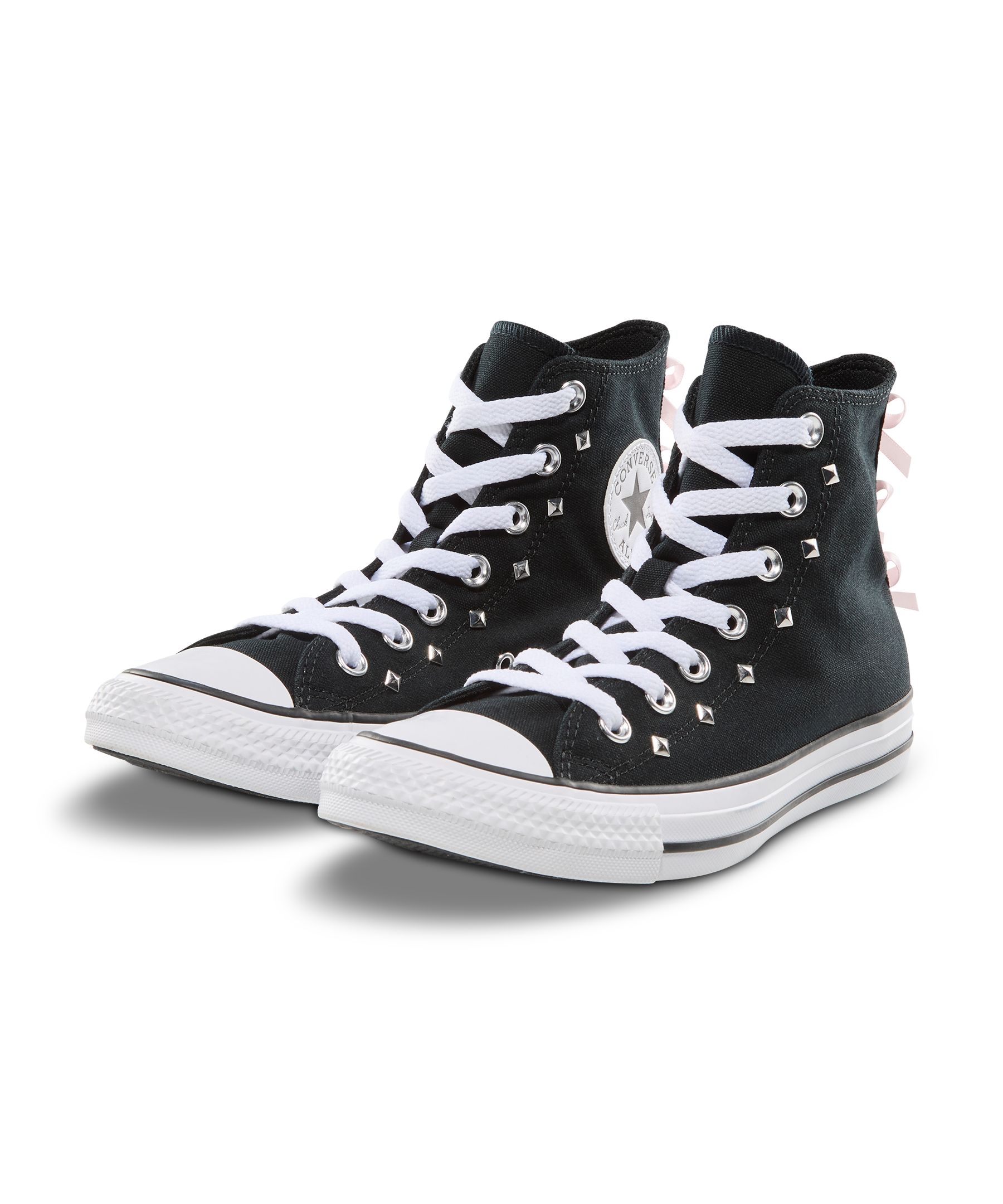 Converse Women's Bows And Studs High Top Sneakers