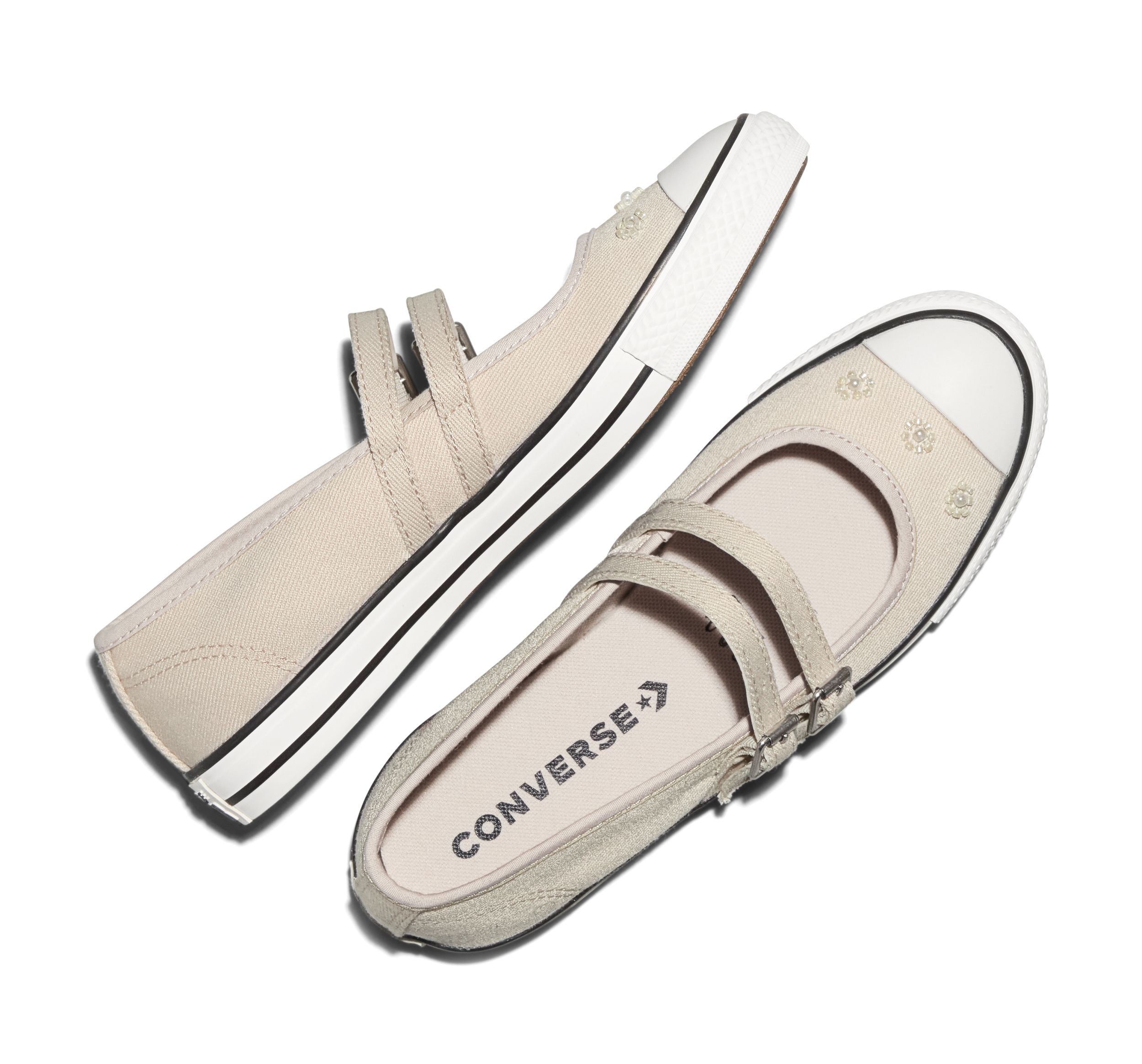 Converse Women's Chuck Taylor All Star Daint Mary Jane Beads Sneakers