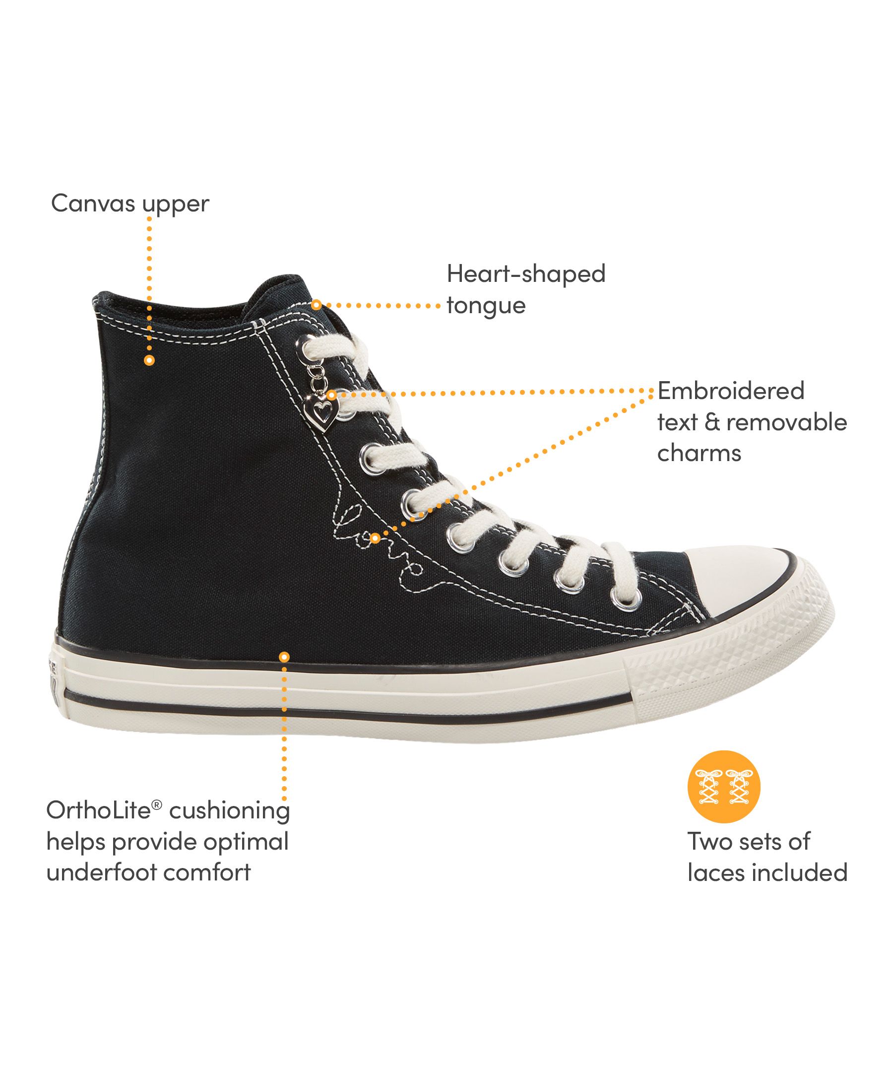 Converse Women's Chuck Taylor All Star Classic Valentines Day Sneakers