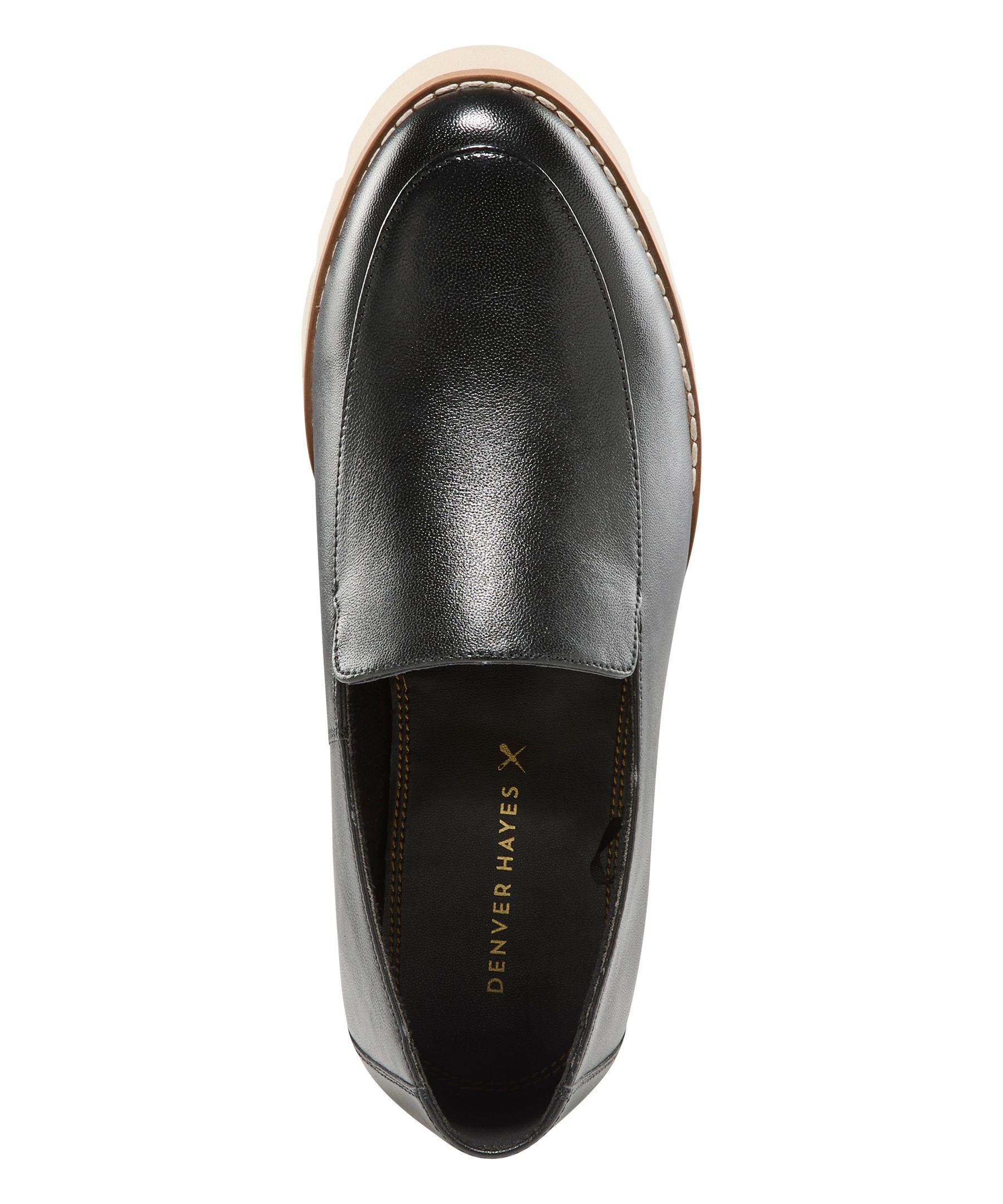 Flâneurs en cuir pour femmes, Iris, Denver Hayes - pointure large