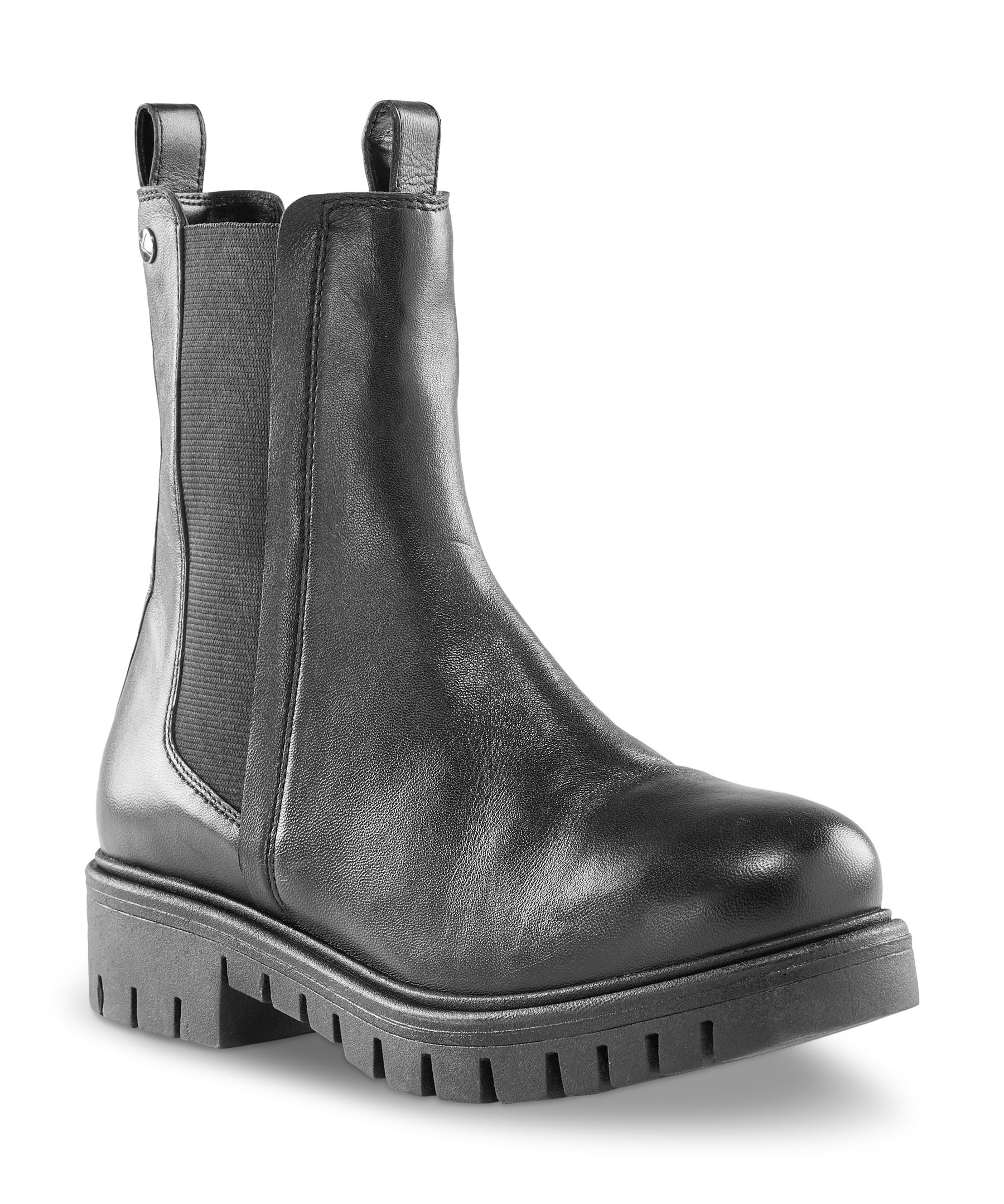 Denver Hayes Women's Trendy Wide Leather Chelsea Boots