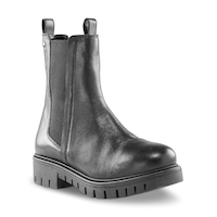 Bottes Chelsea en cuir tendance pour femmes, Denver Hayes - Large Front_Three_Fourths_Angled_Right