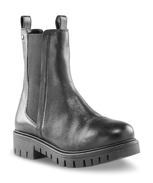 Denver Hayes Women's Trendy Wide Leather Chelsea Boots