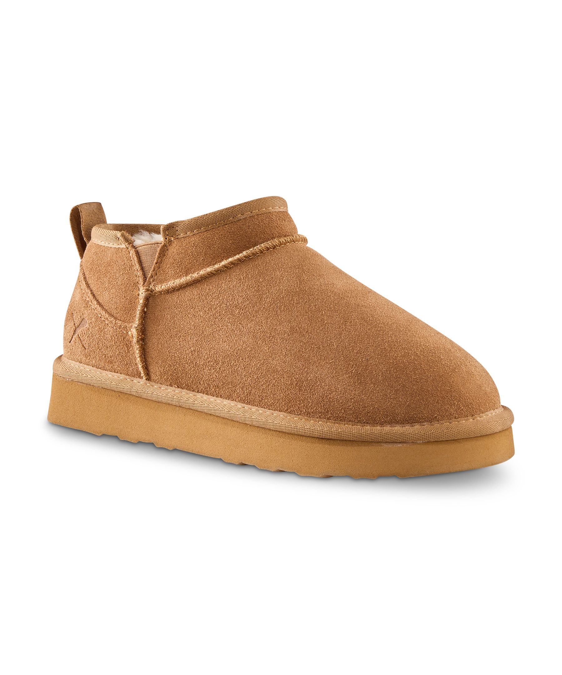 Denver Hayes Women's Cozy Low Suede Slip-On Boots