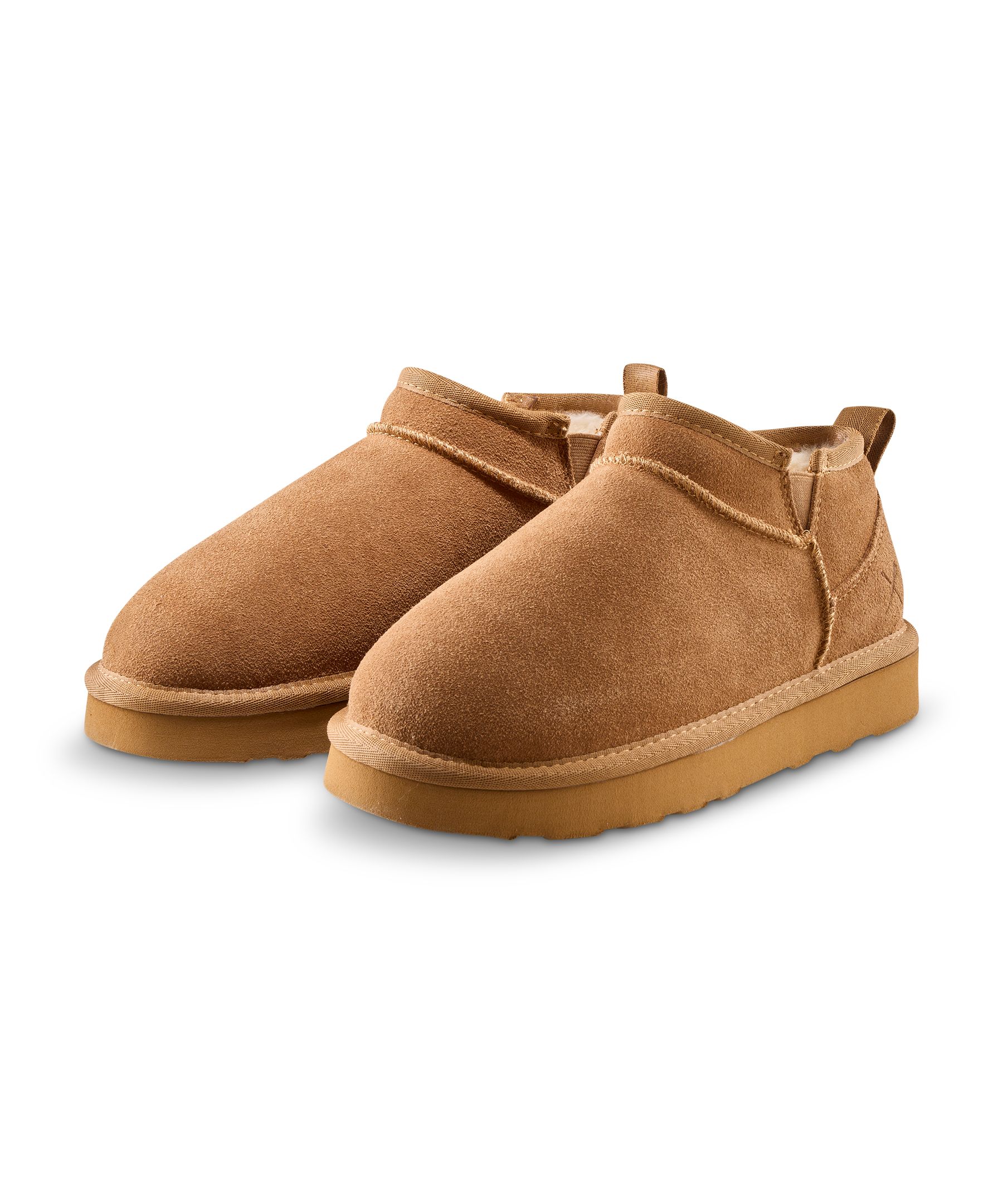 Denver Hayes Women's Cozy Low Suede Slip-On Boots
