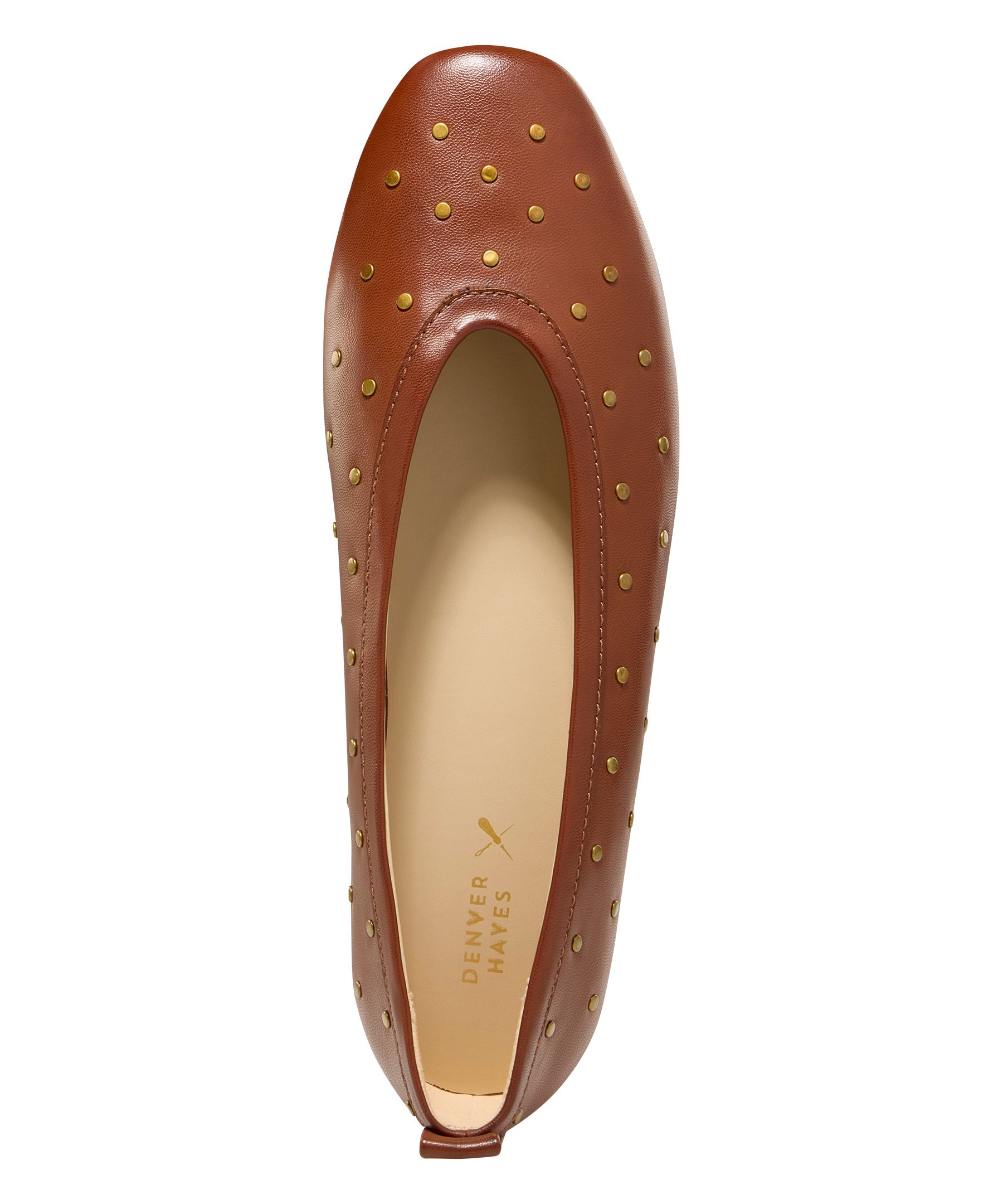 Denver Hayes Women's Maybel Ballet Flats with Studs