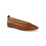 Denver Hayes Women's Maybel Ballet Flats with Studs Front_Three_Fourths_Angled_Right