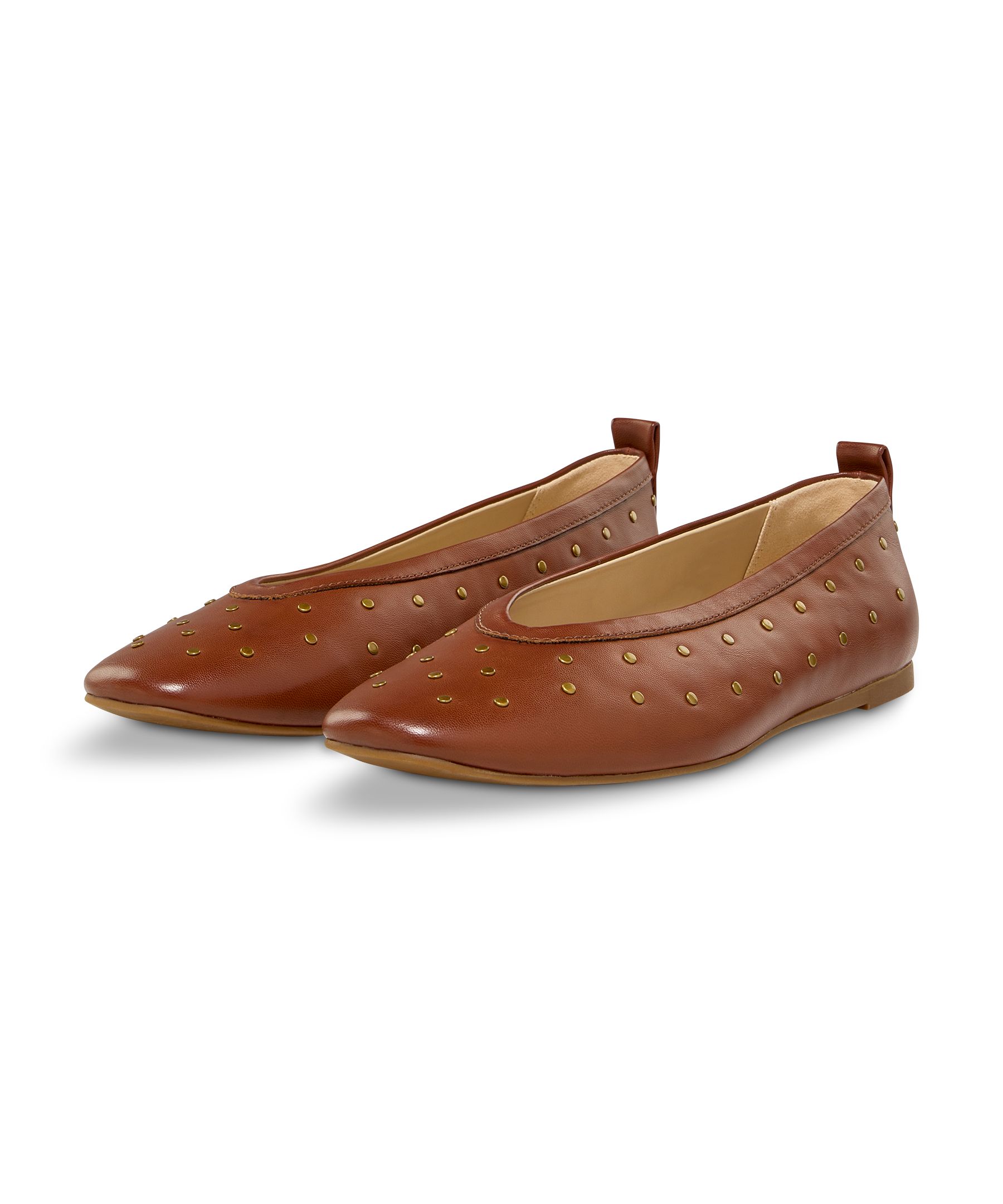 Denver Hayes Women's Maybel Ballet Flats with Studs