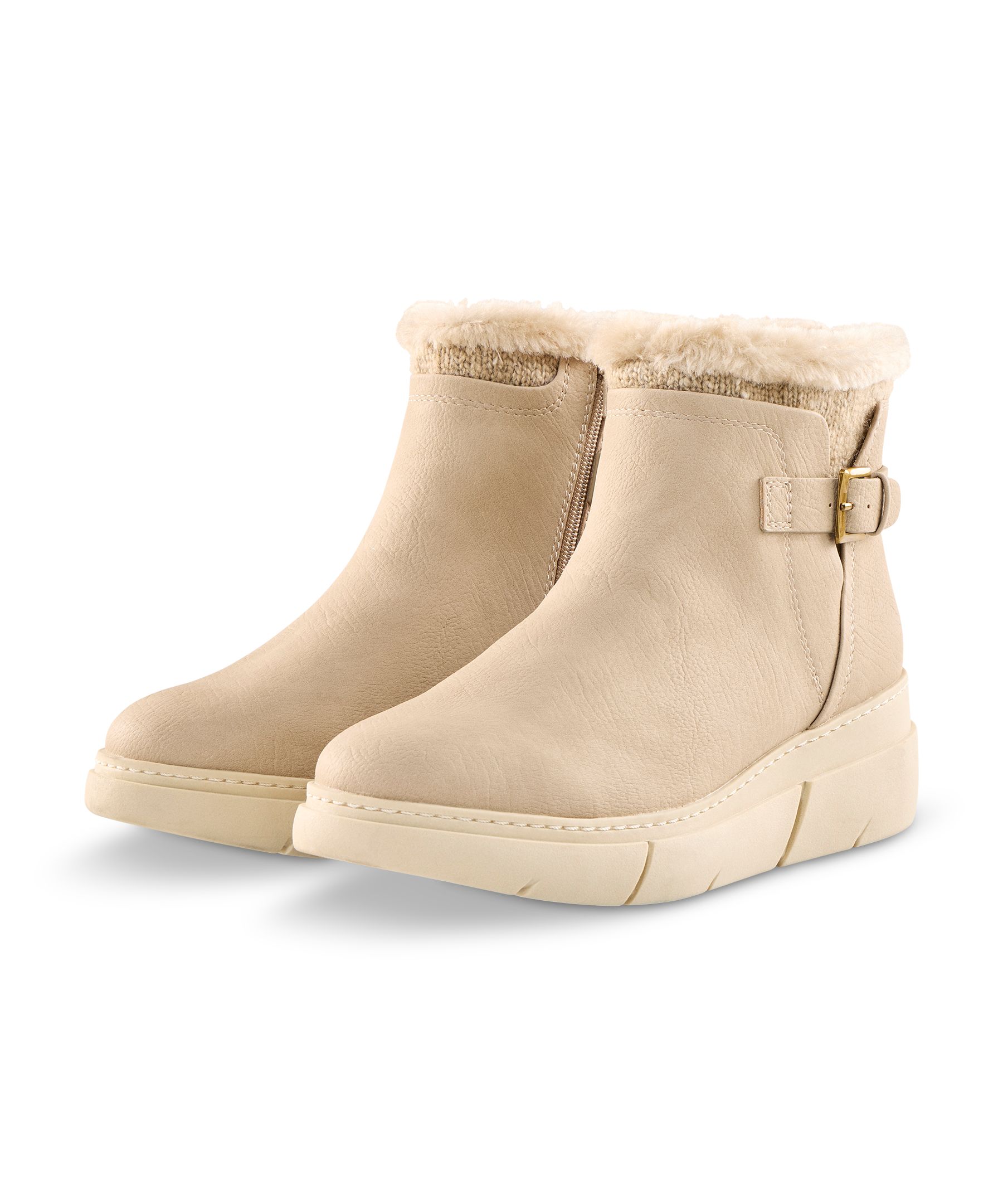 Denver Hayes Women's Lanka Shearling Zippered Boots