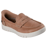 Skechers Women's Slip-ins Wide Bobs Arch Comfort Slip-Ins Loafer Shoes Front_Three_Fourths_Angled_Right