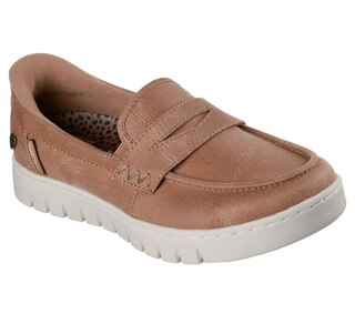 Skechers Women's Slip-ins Wide Bobs Arch Comfort Slip-Ins Loafer Shoes