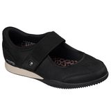 Skechers Women's Bob Starlight Slip-ins Vegan Leather Mary Janes Front_Three_Fourths_Angled_Right