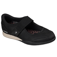 Chaussures Mary Jane à enfiler en cuir végane pour femmes, Slip-ins, Bob Starlight, Skechers Front_Three_Fourths_Angled_Right