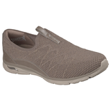 Skechers Women's Arch Fit Slip On Sunny Shoes Front_Three_Fourths_Angled_Right