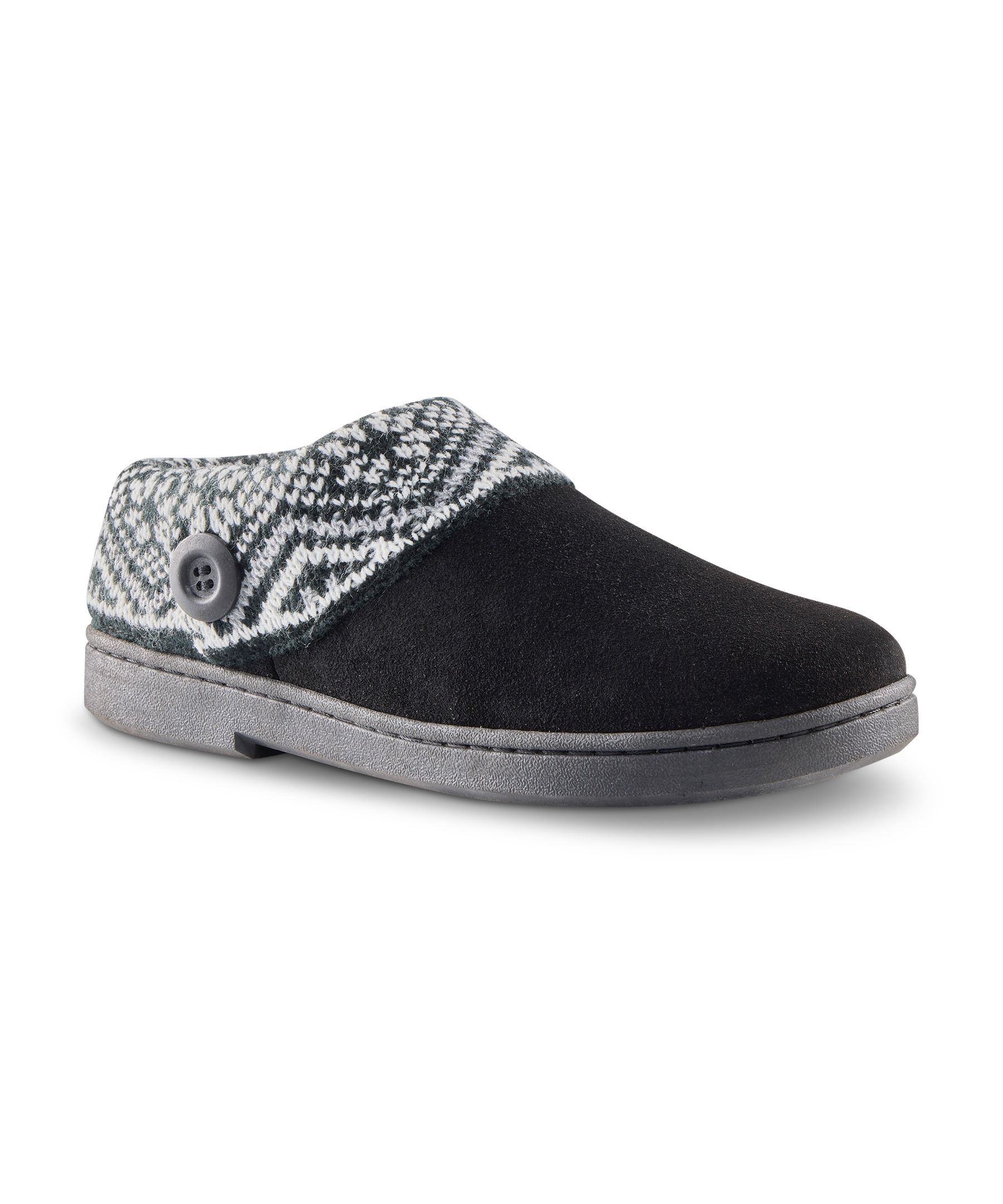 WindRiver Women's Suede Sweater Clog Slippers