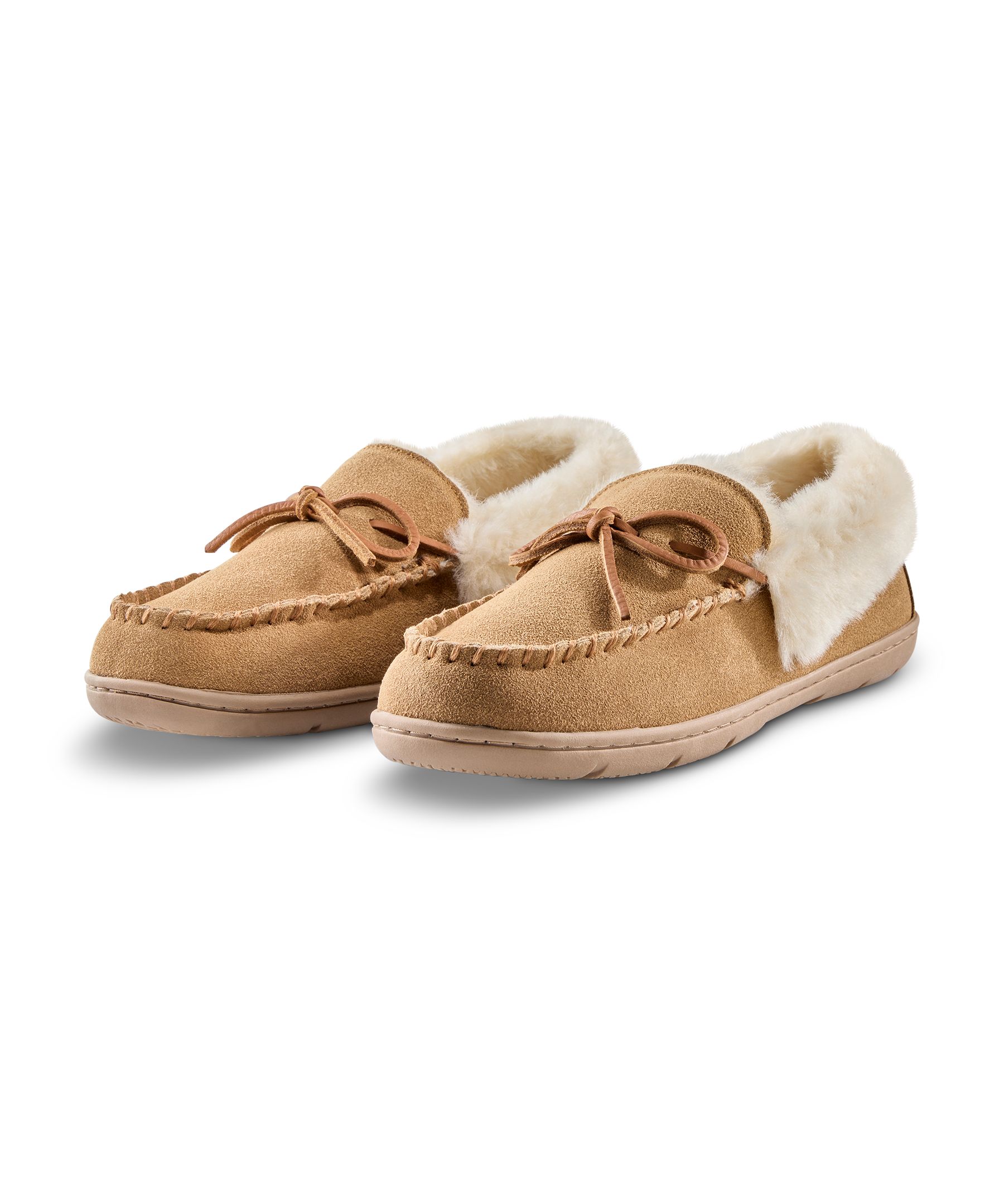 WindRiver Women's Suede Moccasin Slippers
