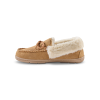 Pantoufles mocassins en suède pour femmes, WindRiver