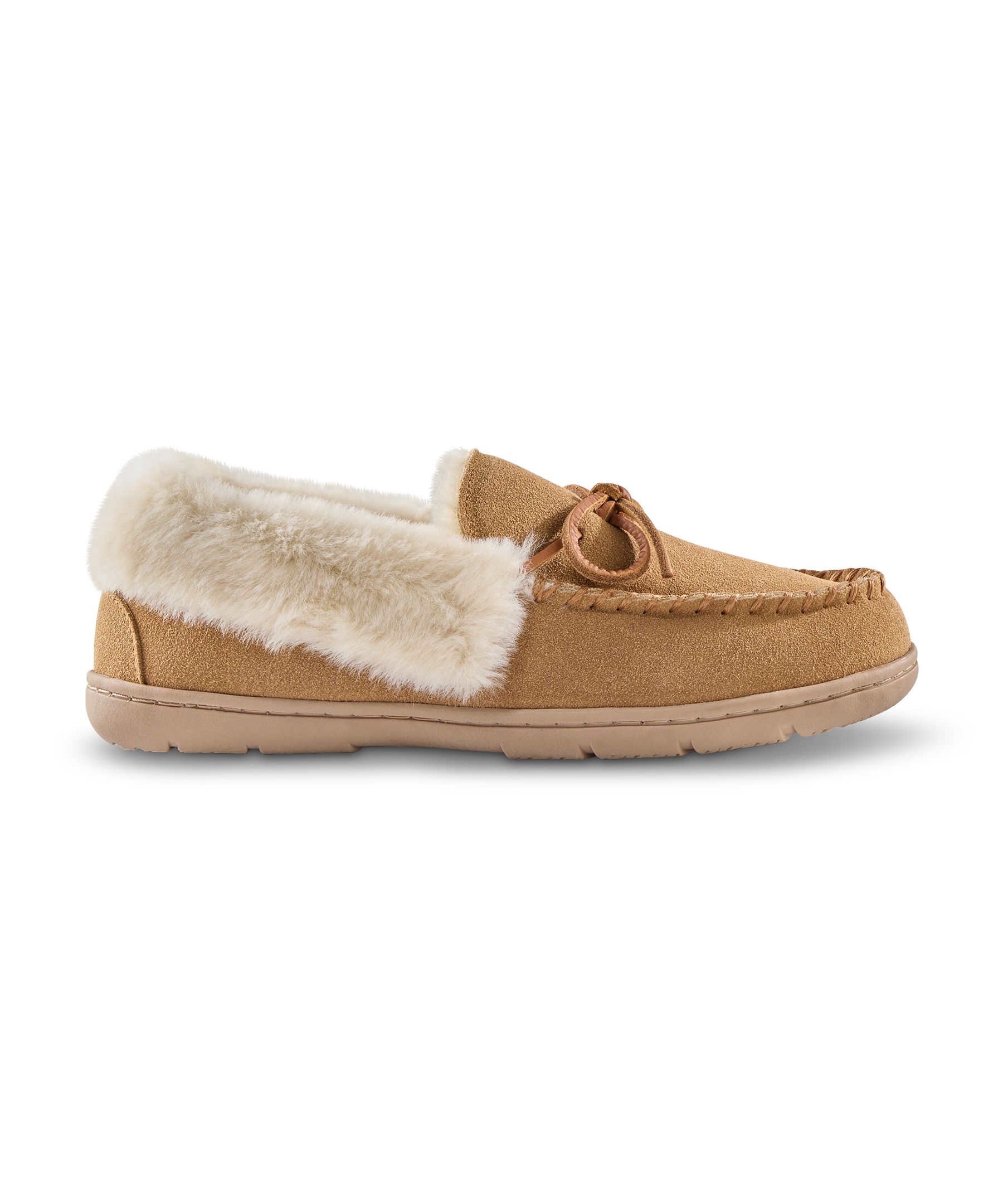 WindRiver Women's Suede Moccasin Slippers