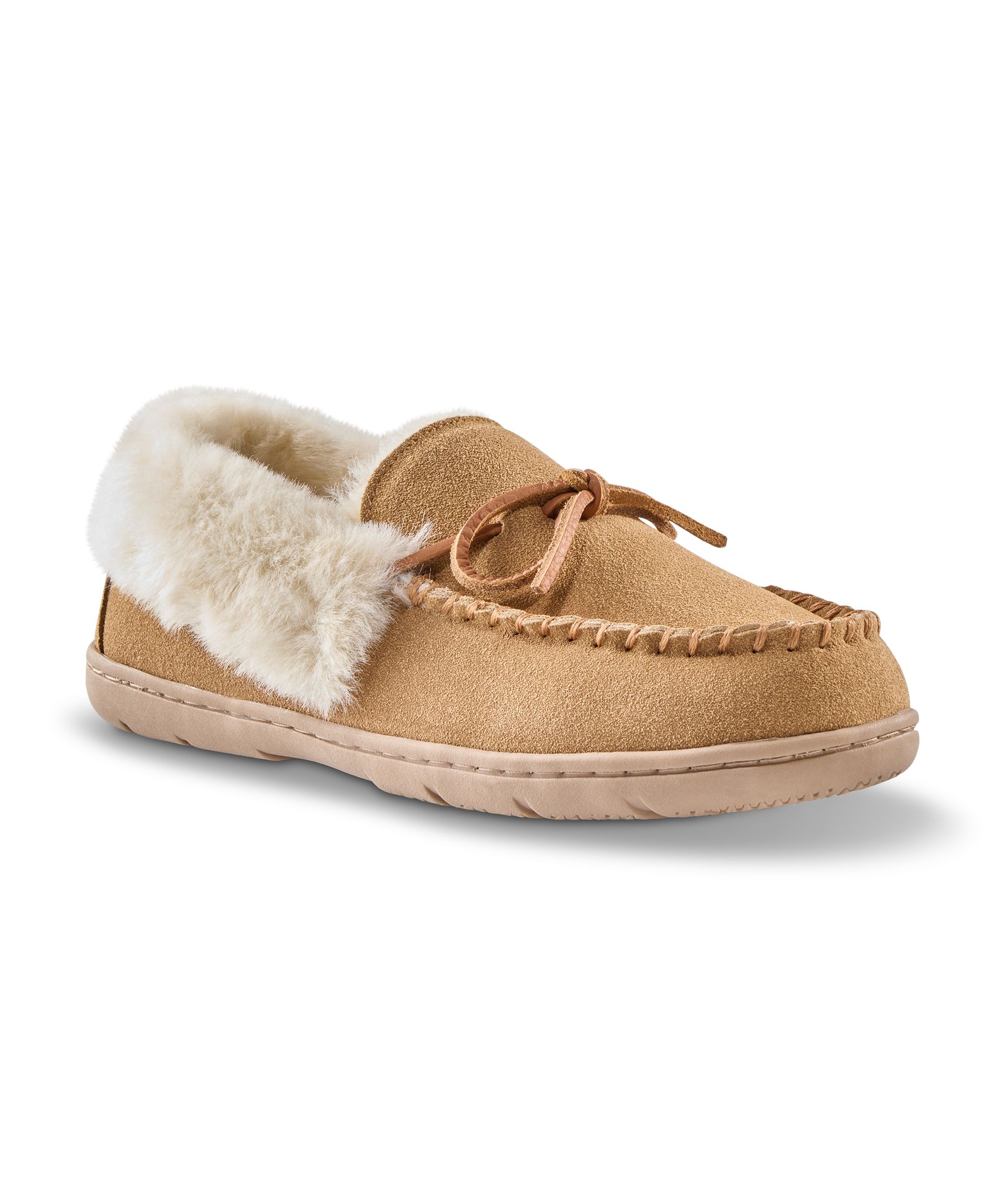 WindRiver Women's Suede Moccasin Slippers