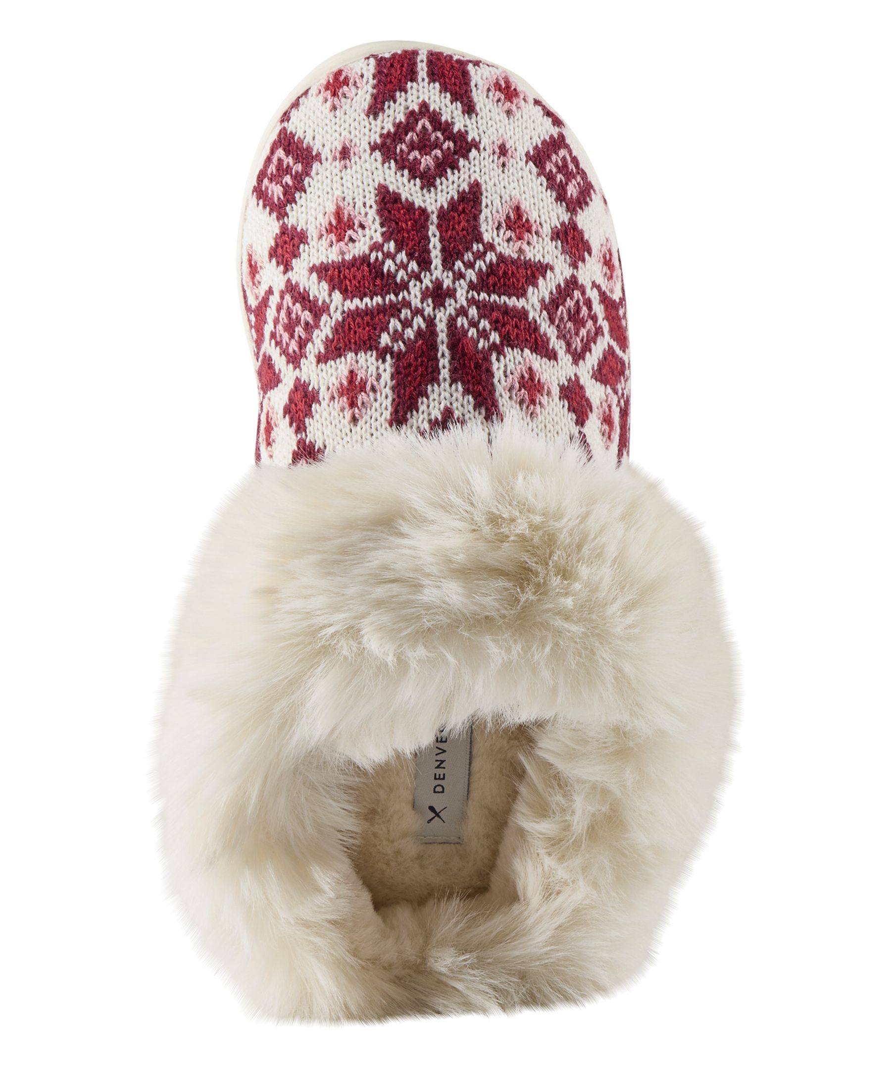 Denver Hayes Women's Nordic Knit Slippers