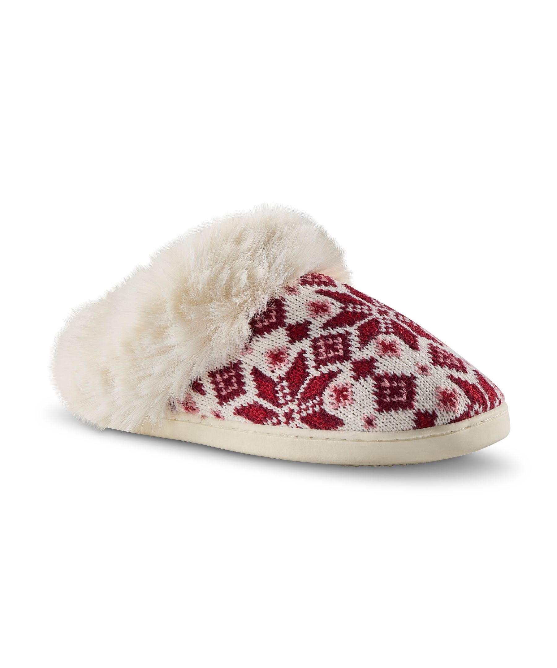 Denver Hayes Women's Nordic Knit Slippers