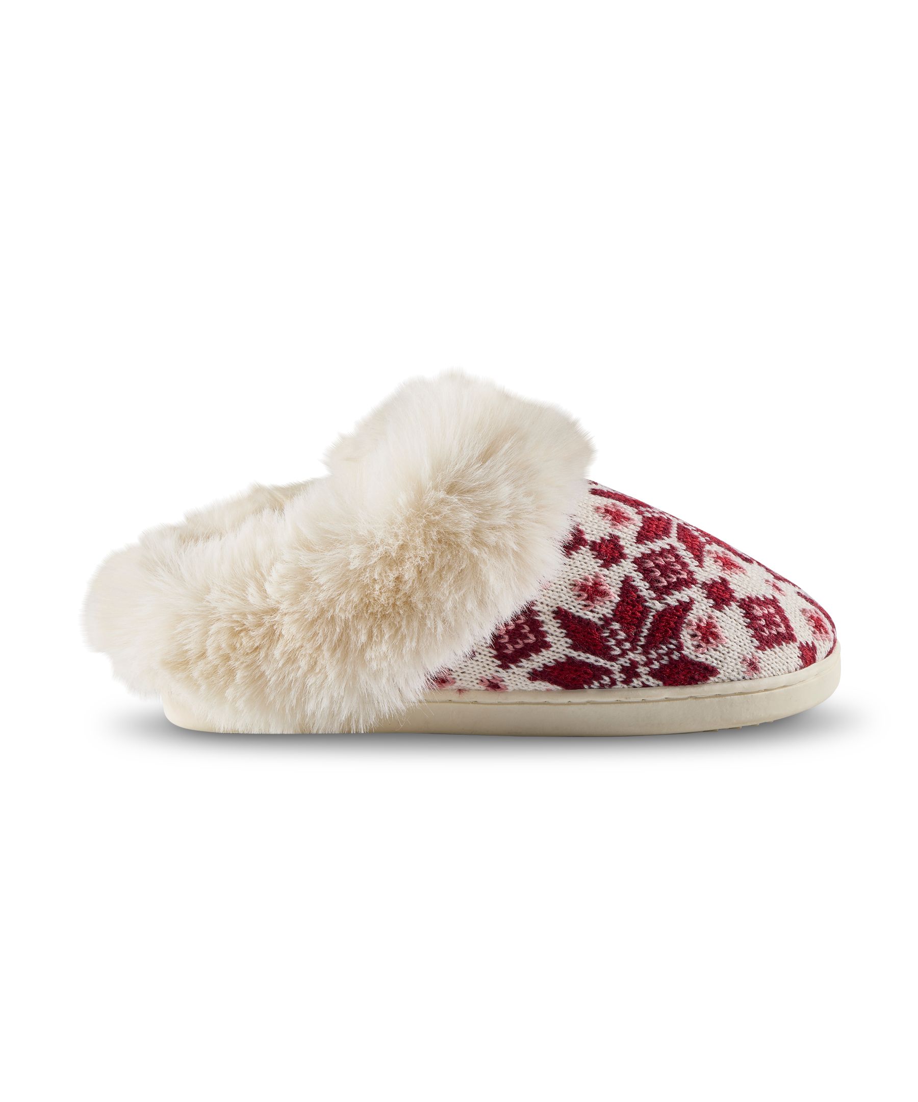 Denver Hayes Women's Nordic Knit Slippers