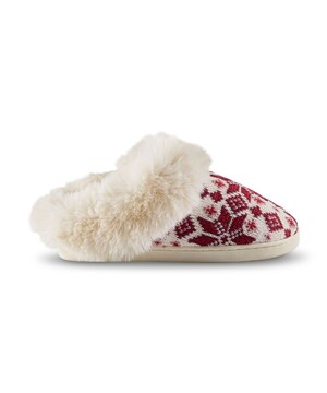 Denver Hayes Women's Nordic Knit Slippers