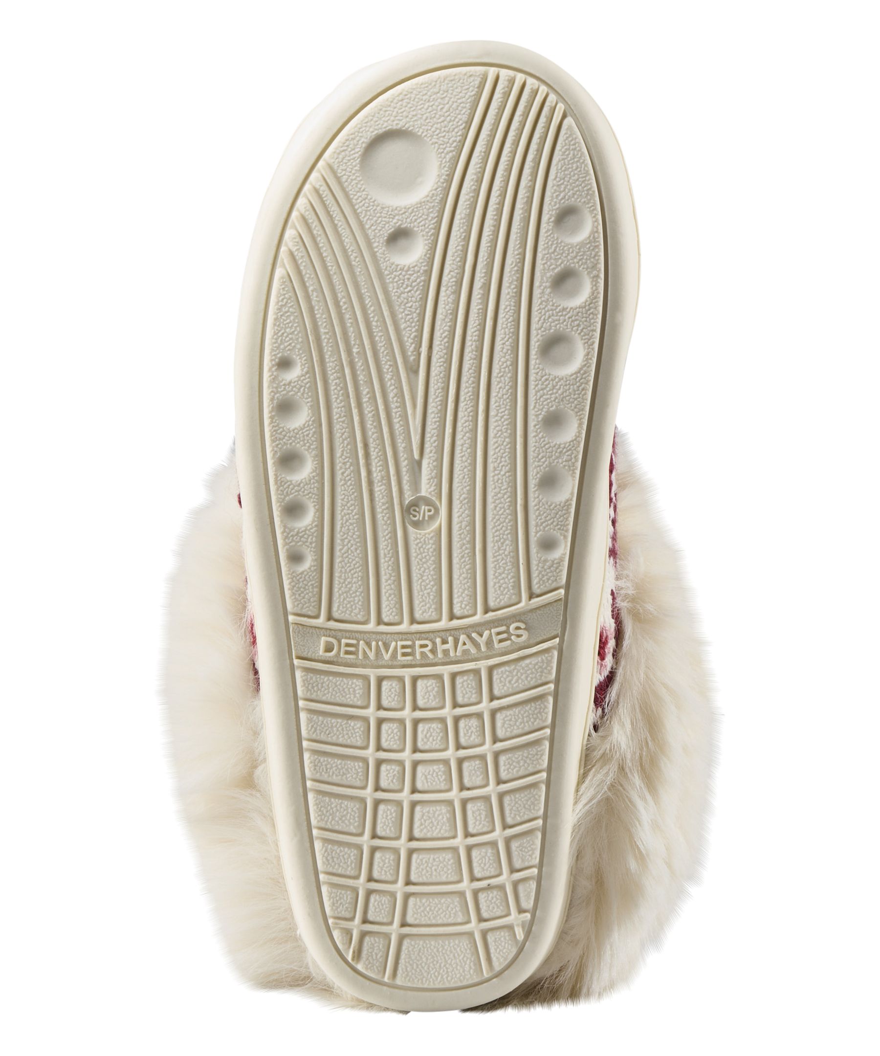 Denver Hayes Women's Nordic Knit Slippers