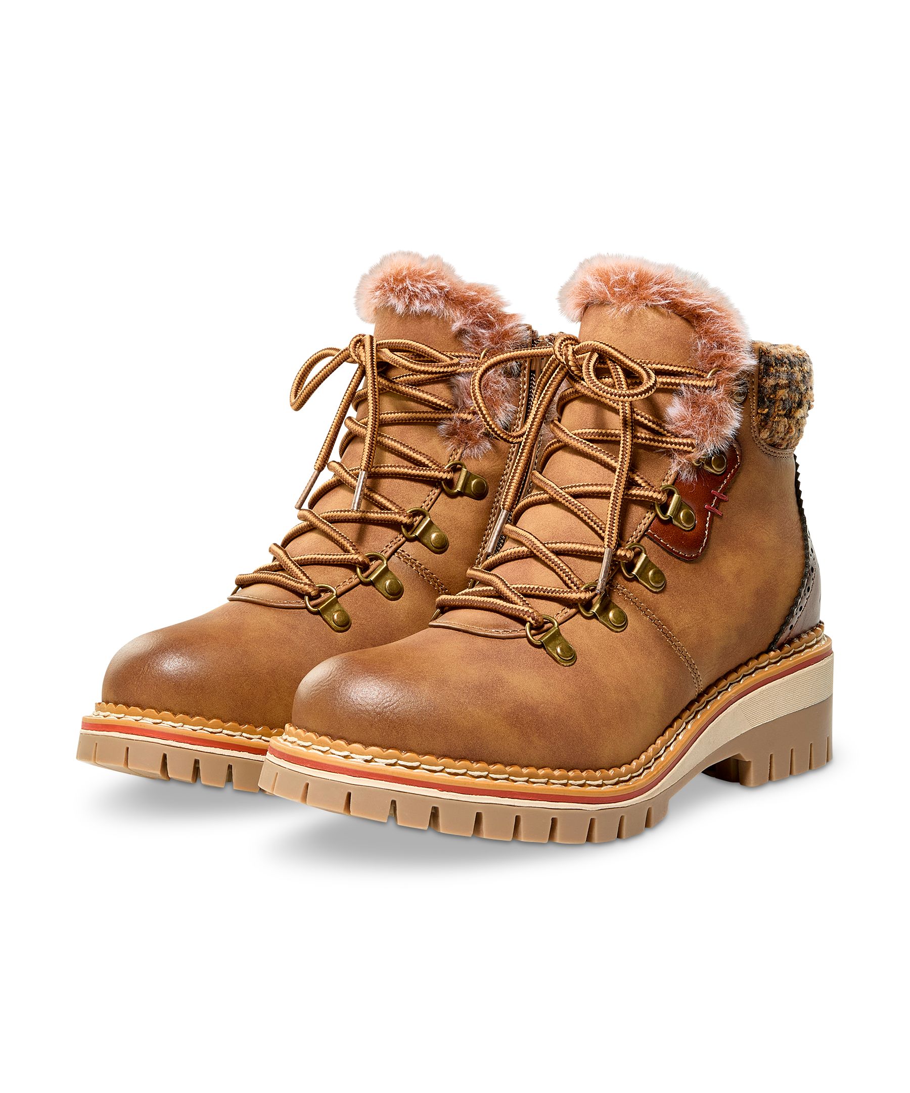 Denver Hayes Women's Aspen Lace-Up with Zipper Boots