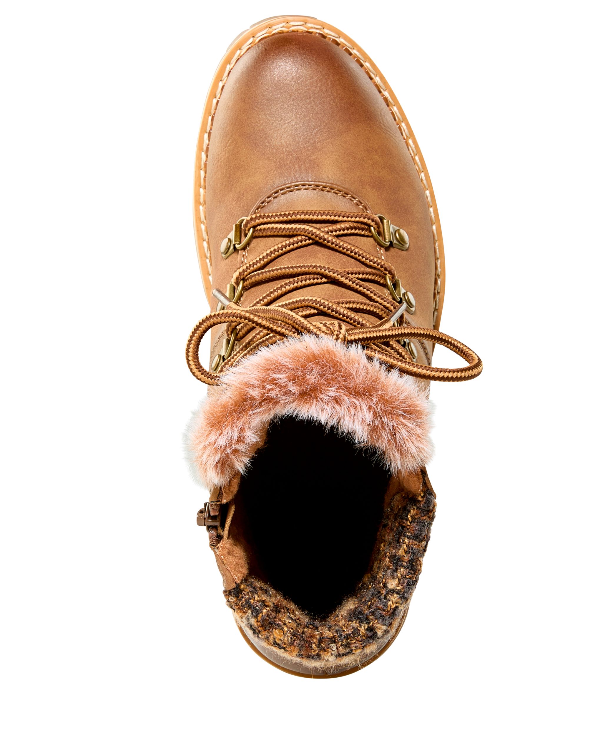 Denver Hayes Women's Aspen Lace-Up with Zipper Boots