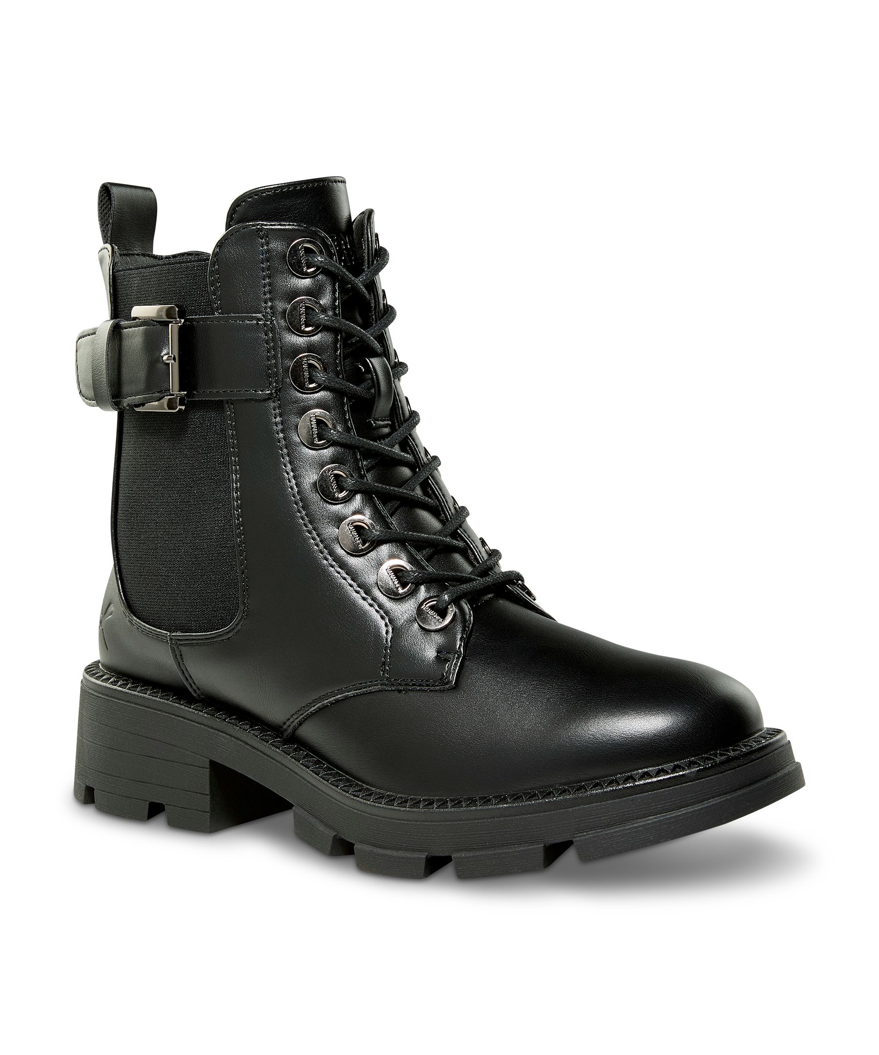 Denver Hayes Women's Shayze Lace-Up Zippered Chelsea Boots